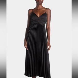 Spring + Mercer, Satin Midi Dress